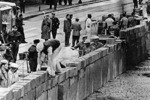 1961, le mur de Berlin